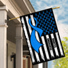 Diabetes Awareness America Flag Blue Ribbon Flag | Teecentury.com