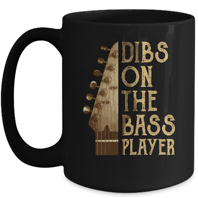 Dibs On The Bass Player Guitar Musician Mug Coffee Mug | Teecentury.com