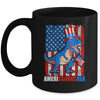 Dinosaur 4th of July Kids Boys Men Amerisaurus T Rex Funny Mug | teecentury