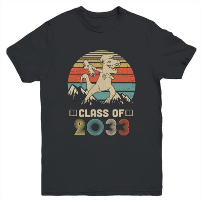 Dinosaur Class Of 2033 First Day Kindergarten Boys Kids Gift Youth Youth Shirt | Teecentury.com