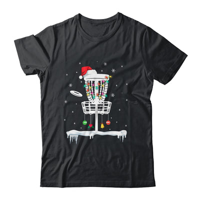 Disc Golf Funny Frisbee Sports Gift With Christmas Lights T-Shirt & Sweatshirt | Teecentury.com