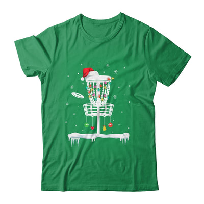 Disc Golf Funny Frisbee Sports Gift With Christmas Lights T-Shirt & Sweatshirt | Teecentury.com