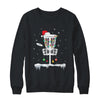 Disc Golf Funny Frisbee Sports Gift With Christmas Lights T-Shirt & Sweatshirt | Teecentury.com