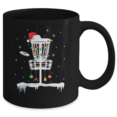 Disc Golf Funny Frisbee Sports Gift With Christmas Lights Mug Coffee Mug | Teecentury.com