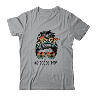 Disc Golf Mom Life Messy Bun Hair Glasses Mothers Day T-Shirt & Tank Top | Teecentury.com