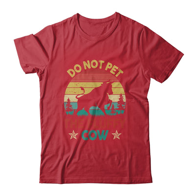 Do Not Pet The Fluffy Cows Bison Retro Vintage Shirt & Hoodie | teecentury