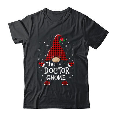 Doctor Gnome Buffalo Plaid Matching Christmas Pajama Gift T-Shirt & Sweatshirt | Teecentury.com