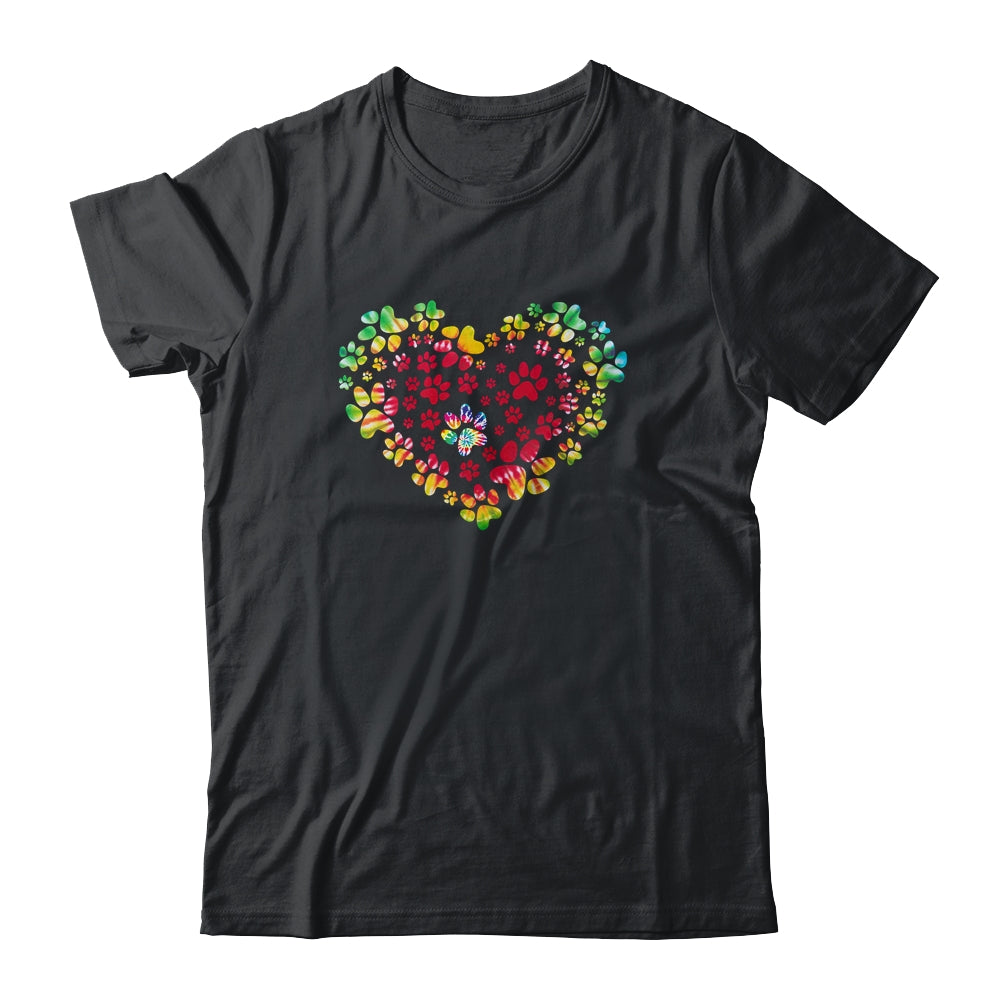 Tie dye store puppy love shirt