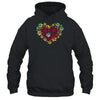Dog Mom Dad Puppy Love Dogs Paw Print Heart Tie Dye Design T-Shirt & Tank Top | Teecentury.com