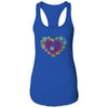 Dog Mom Dad Puppy Love Dogs Paw Print Heart Tie Dye Design T-Shirt & Tank Top | Teecentury.com