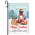 Dog Pug Christmas Flag Merry Christmas and Happy New Year Welcome Gift for Dog Lovers Flag | Teecentury.com