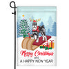 Dog Schnauzer Christmas Flag Merry Christmas and Happy New Year Welcome Gift for Dog Lovers Flag | Teecentury.com