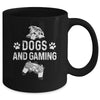 Dogs And Gaming Funny For Gamer Dog Lover Dog Mom Dad Mug | teecentury