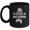 Dogs And Gaming Funny For Gamer Dog Lover Dog Mom Dad Mug | teecentury