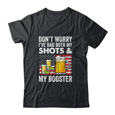 Don't Worry I've Had Both My Shots And Booster Funny Flag Shirt & Tank Top | teecentury