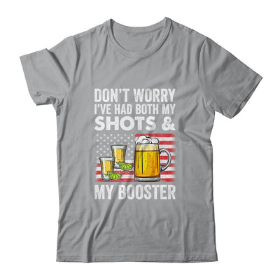 Don't Worry I've Had Both My Shots And Booster Funny Flag Shirt & Tank Top | teecentury