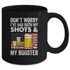 Don't Worry I've Had Both My Shots And Booster Funny Flag Mug | teecentury