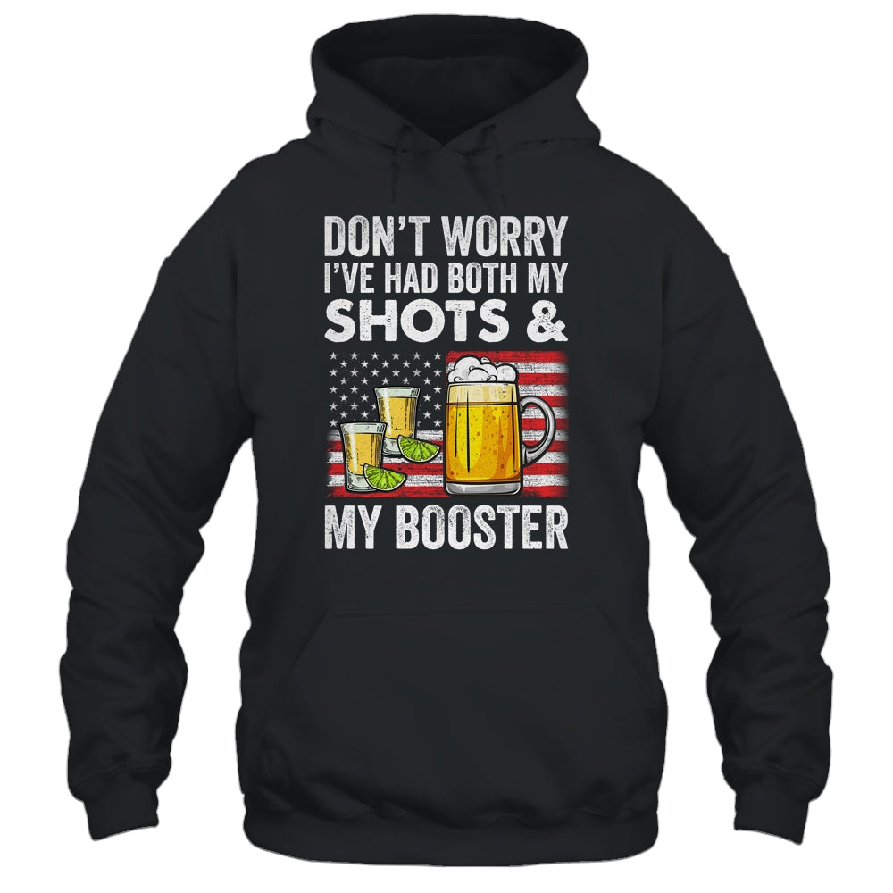 Don't Worry I've Had Both My Shots And Booster Funny Flag Shirt & Tank Top | teecentury
