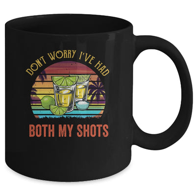 Don't Worry I've Had Both My Shots Funny Sunset Vintage Mug Coffee Mug | Teecentury.com