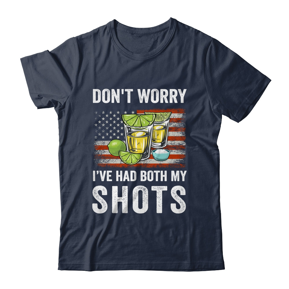 Don't Worry I've Had Both My Shots Funny Two Shots Tequila T-Shirt & Tank Top | Teecentury.com