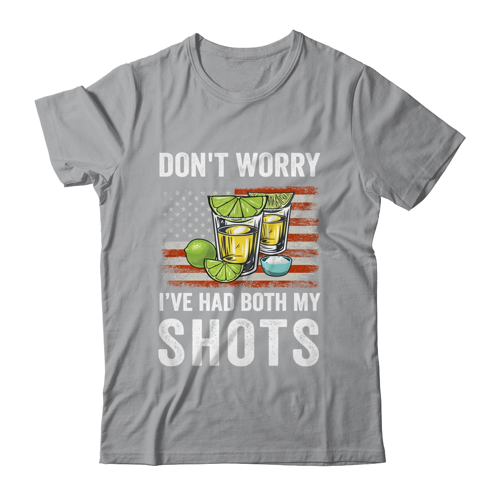 Don't Worry I've Had Both My Shots Funny Two Shots Tequila T-Shirt & Tank Top | Teecentury.com