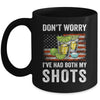 Don't Worry I've Had Both My Shots Funny Two Shots Tequila Mug Coffee Mug | Teecentury.com