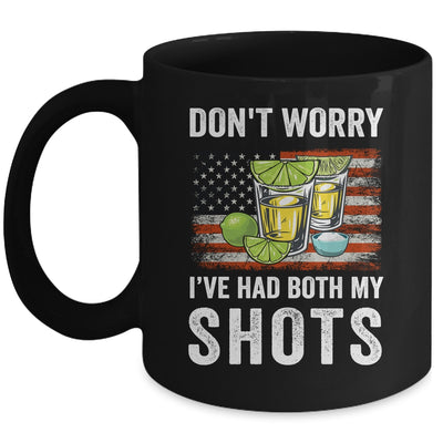 Don't Worry I've Had Both My Shots Funny Two Shots Tequila Mug Coffee Mug | Teecentury.com