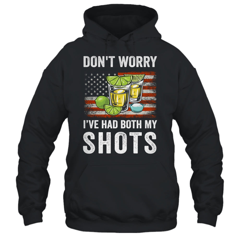 Don't Worry I've Had Both My Shots Funny Two Shots Tequila T-Shirt & Tank Top | Teecentury.com