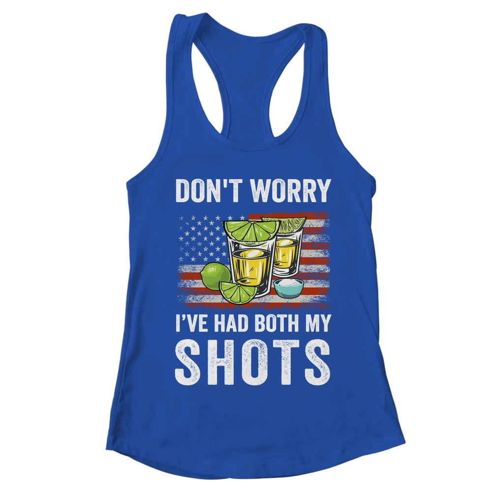 Don't Worry I've Had Both My Shots Funny Two Shots Tequila T-Shirt & Tank Top | Teecentury.com