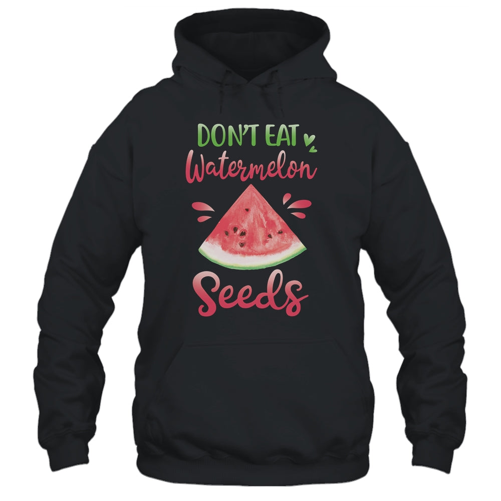 Dont Eat Watermelon Seeds Funny Pregnancy Announcement T-Shirt & Tank Top | Teecentury.com