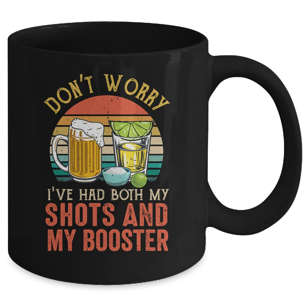 Dont Worry I've Had Both My Shots And Booster Vintage Mug Coffee Mug | Teecentury.com