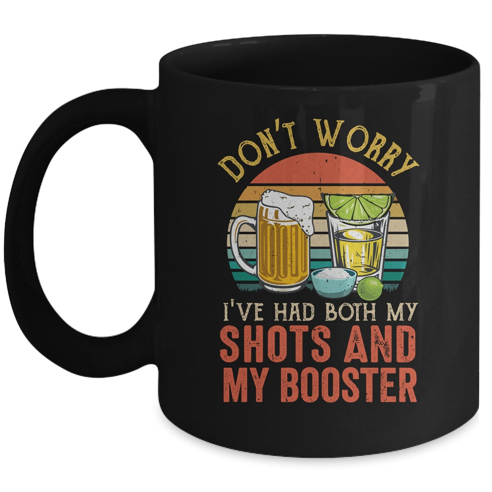Dont Worry I've Had Both My Shots And Booster Vintage Mug Coffee Mug | Teecentury.com