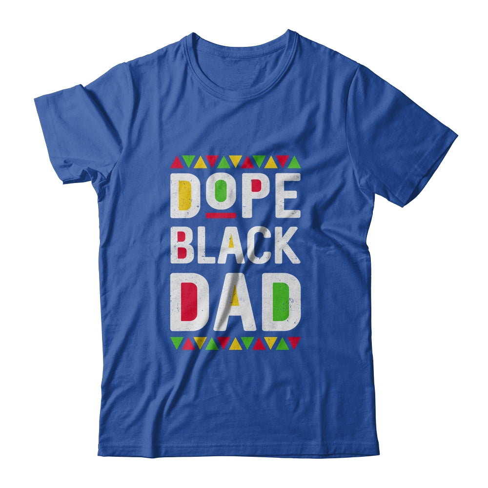 Dope Black Dad African American Pride Father's Day T-Shirt & Hoodie | Teecentury.com