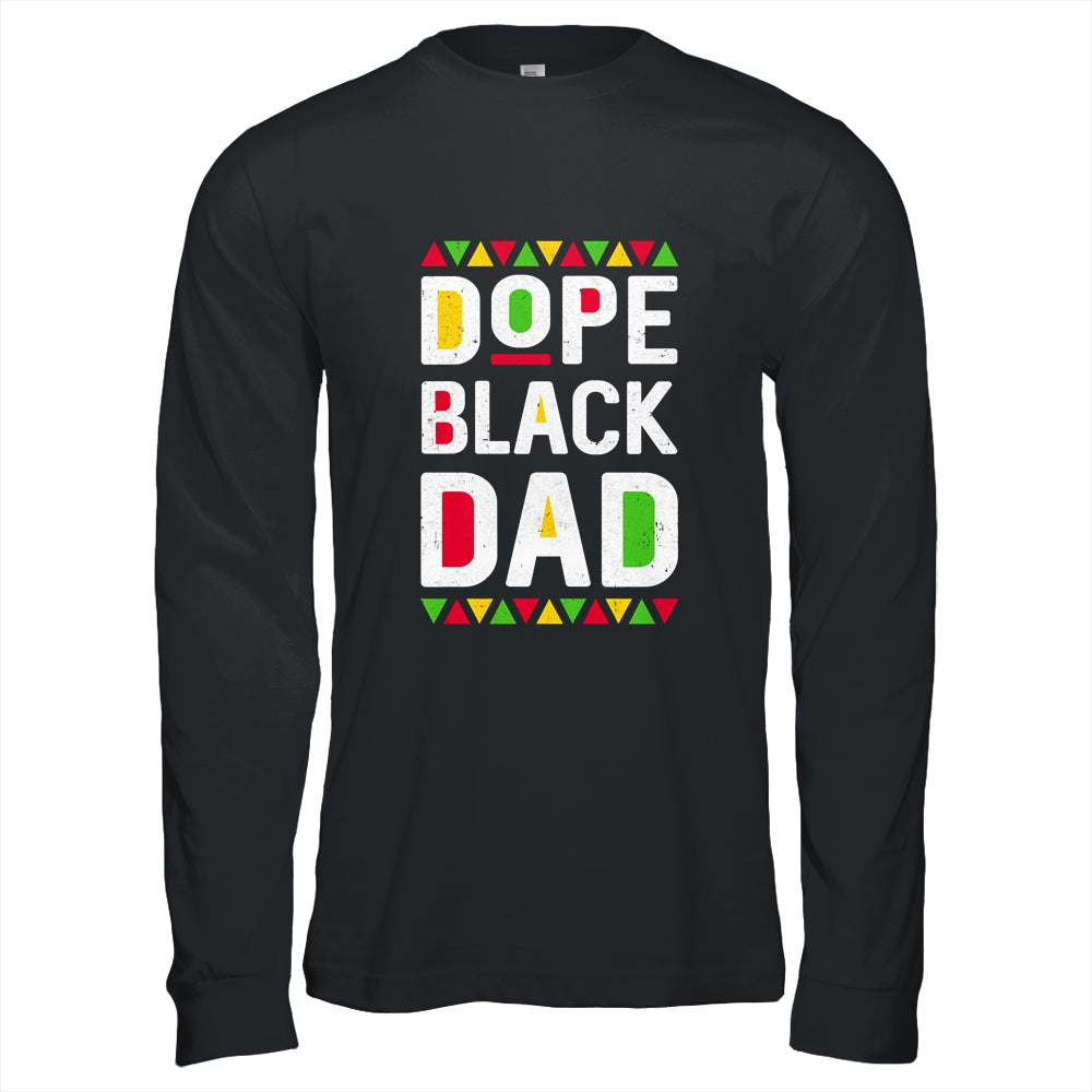 Dope Black Dad African American Pride Father's Day T-Shirt & Hoodie | Teecentury.com