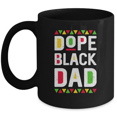 Dope Black Dad African American Pride Father's Day Mug Coffee Mug | Teecentury.com
