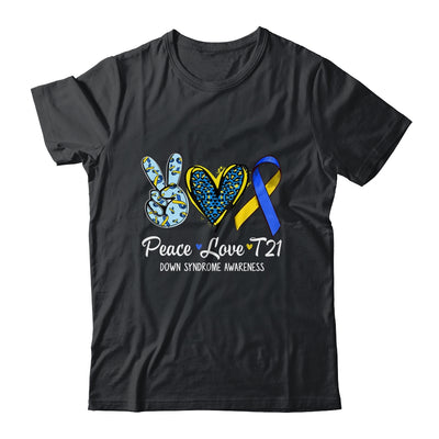 Down Syndrome Awareness Peace Love T21 WDSD Women Girls Shirt & Hoodie | teecentury