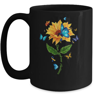 Down Syndrome Awareness Sunflower Butterfly Mug Coffee Mug | Teecentury.com