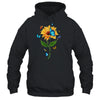 Down Syndrome Awareness Sunflower Butterfly T-Shirt & Hoodie | Teecentury.com