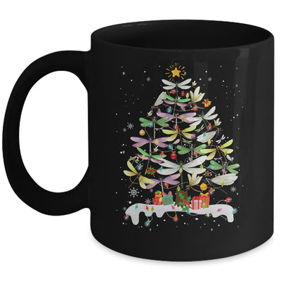 Dragonfly Bird Xmas Christmas Tree Lights Swarm Nymph Mug Coffee Mug | Teecentury.com