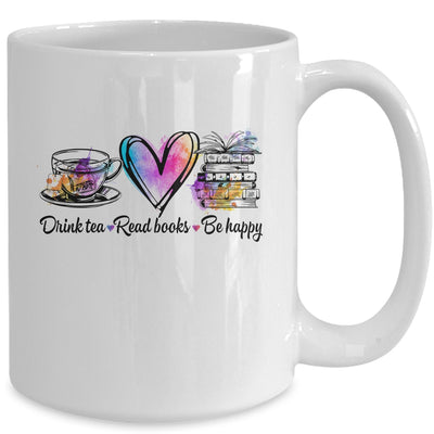 Drink Tea Reading Book Lovers Library Librarian Mug | teecentury