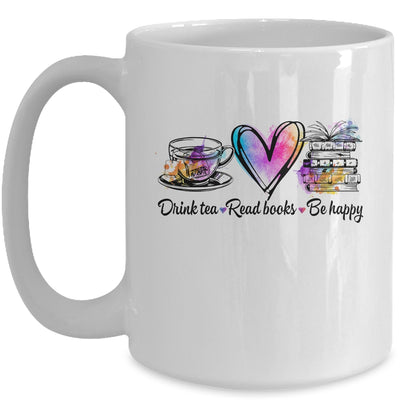 Drink Tea Reading Book Lovers Library Librarian Mug | teecentury