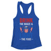 Drink the Booze and Light the Fuse 4th July Beer Fireworks T-Shirt & Tank Top | Teecentury.com