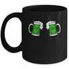 Drinking Green Beer Boobs Shamrock Irish Patricks Day Women Mug | teecentury