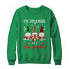 Drinking I'm Dreaming Of A Wine Christmas Gnome Xmas T-Shirt & Sweatshirt | Teecentury.com