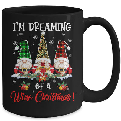 Drinking I'm Dreaming Of A Wine Christmas Gnome Xmas Mug Coffee Mug | Teecentury.com