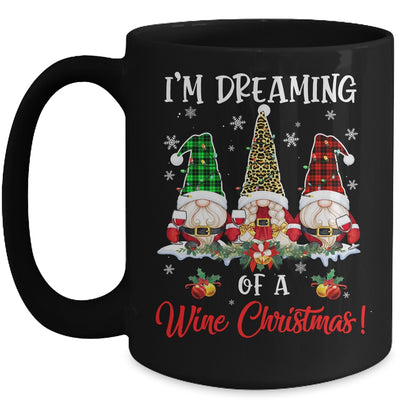 Drinking I'm Dreaming Of A Wine Christmas Gnome Xmas Mug Coffee Mug | Teecentury.com