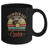 Drummer Dad Like A Regular Funny Fathers Day Vintage Mug Coffee Mug | Teecentury.com