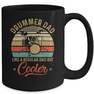 Drummer Dad Like A Regular Funny Fathers Day Vintage Mug Coffee Mug | Teecentury.com