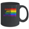 Dudes Just Taste Better Funny Rainbow LGBT Gay Month Pride Mug Coffee Mug | Teecentury.com