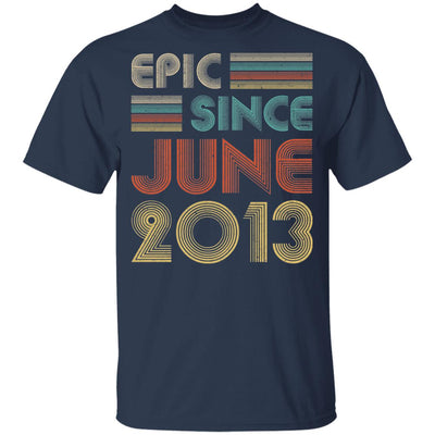 Epic Since June 2013 Vintage 9th Birthday Gifts Youth Youth Shirt | Teecentury.com